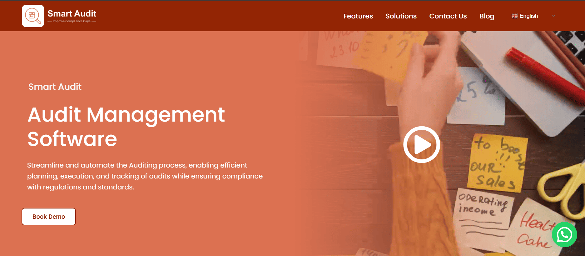 Smart Audit screenshot and logo